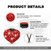 Picture of 2Pcs Car Air Vent Clip, Bling Crystal Heart Charms Car Air Vent Clips, Car Air Conditioning Outlet Clip Decorative, Car Interior Decoration Accessories Universal for Women and Man (Red)