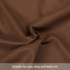 Picture of FLXXIE 2 Pack Microfiber Toddler Pillowcases, 14x20 Inches Fits Pillow Sized 12x16, 13x18 or 14x20, Soft and Cozy Small Travel Pillow Covers with Envelope Closure, Brown