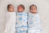 Picture of Miracle Blanket Swaddle Wrap - Boy, Girl, or Neutral Receiving Baby Blanket - Soft, Wearable Sleep Sack Essential for Newborns and Infants (Owls with Purple Trim)
