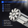 Picture of iFunyLED 10Pcs Super Bright 194 T10 168 2825 W5W 34-SMD 3014 Chipsets Replacement LED Bulb for Car Trunk Interior Dome Map Door Courtesy License Plate Lights - Blue