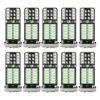 Picture of iFunyLED 10Pcs Super Bright 194 T10 168 2825 W5W 34-SMD 3014 Chipsets Replacement LED Bulb for Car Trunk Interior Dome Map Door Courtesy License Plate Lights - Ice Blue