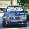 Picture of Dog Cat Paw Car Windshield Sunshades Heart Foot Print Kitten Window Sun Shade Reflective UV Rays Protector Keep Your Vehicle Cool Visor Cover Foldable for Car Truck SUV S