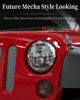 Picture of HWSTAR 2023 Upgraded 1000% Bright Anti-glare 7 Inch Led Headlights Round Compatible with Jeep Wrangler JK JKU TJ LJ toyota Austin buick MG Nissan Subaru volvo Honda etc DOT H6024 Hi/Low Sealed Beam