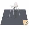 Picture of Baby Splat Mat for Under High Chair, 60 x 60 Inch Splash Mat, Waterproof and Washable Spill Mat, Anti-Slip Floor Protector