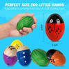 Picture of Wooden Maracas for Kids, Colorful Egg Shakers Toy for Boys and Girls Aged 1-3 Years, Gift for Preschool Children, Early Education Toys, 6-Pack Easter Eggs