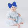 Picture of YanJie 3 Pack Baby Girl Headbands Big Bows Soft Infant Toddler Headbands Baby Hair Bows Elastics Hairbands Newborn Kids Red Yellow Blue