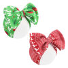 Picture of YanJie Christmas Baby Girls Headbands Red Green Bow White Reindeer Headbands Newborn Bows Wide Headwraps Infant Hair Bows Toddler Hair Accessories