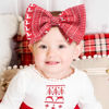 Picture of YanJie Christmas Baby Girls Headbands Red Green Bow White Reindeer Headbands Newborn Bows Wide Headwraps Infant Hair Bows Toddler Hair Accessories
