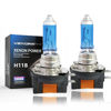 Picture of VEXONEYE H11B Halogen Headlight Bulb H11B 12V 55W White 5000K 61493 Lights Long Life 2 Pack.