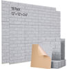 Picture of Soundproof Wall Panels Self-adhesive Acoustic Panels 18 Pack Brick Wall Panels Sound Absorbing Panel High Density Sound Dampening Panels for Wall Decoration and Acoustic Treatment 12"×12"×0.4"
