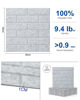 Picture of Soundproof Wall Panels Self-adhesive Acoustic Panels 18 Pack Brick Wall Panels Sound Absorbing Panel High Density Sound Dampening Panels for Wall Decoration and Acoustic Treatment 12"×12"×0.4"