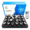 Picture of Kadrick 24pcs 14x1.5 Stock Lug Nuts 1.75 inch(45mm) Height 7/8" Hex(22mm), One-Piece Design Factory Wheel Lugnuts Compatible with Silverado & Tahoe GMC Sierra 1500 Buick Dodge Cadillac 6 Lug Wheels