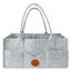 Picture of Maliton Diaper Caddy Organizer - Diaper Caddy for Baby Nursery Storage, Felt Diaper Organizer for Baby Stuff with Handle, 15" x 9" x 7" Portable Baby Basket Boy Girl Changing Table Organizer (Grey)
