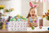 Picture of Essme Rectangular Basket,Rabbit Easter Basket for Kids Storage bin Organizer with Handles for Decor,Shelf Basket,Toy Organizer,Easter Gift.(Rabbit)