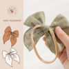 Picture of Niceye Pack of 12, Baby Girls Headbands Hair Bows Stretchy Nylon Hairbands for Newborn Infant Toddler Hair Accessories