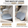 Picture of Livtribe Car Seat Cushion - Memory Foam Car Seat Pad - Sciatica & Lower Back Pain Relief - Car Seat Cushions for Driving - Road Trip Essentials for Drivers(Gray)