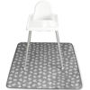 Picture of S&T INC. Baby Splat Mat for Under High Chair, Water Resistant Floor Mat, 42 Inches by 42 Inches, Grey Scatter