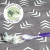 Picture of S&T INC. Baby Splat Mat for Under High Chair, Water Resistant Floor Mat, 42 Inches by 42 Inches, Grey Scatter