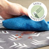 Picture of S&T INC. Baby Splat Mat for Under High Chair, Water Resistant Floor Mat, 42 Inches by 42 Inches, Grey Scatter