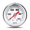 Picture of SENCTRL 0-100 Psi Fuel Pressure Gauge, 1-1/2" Dial Size, 1/8" NPT Back Mount, Glycerin Liquid Filled, Stainless Steel Case, Inline Low Pressure Gauge, for Water Oil Air Pressure Test