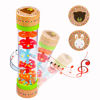 Picture of BIUWING Rainmaker Rain Sticks, Mini Wooden Musical Shake, Beaded Raindrops - Turn Over and Watch The Colorful Beads Flow Down The Tube as It Creates The Soothing Sound of Rain