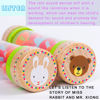 Picture of BIUWING Rainmaker Rain Sticks, Mini Wooden Musical Shake, Beaded Raindrops - Turn Over and Watch The Colorful Beads Flow Down The Tube as It Creates The Soothing Sound of Rain