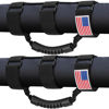 Picture of moveland Roll Bar Grab Handles with US Flag, 2 x Grip Handles for 1955-2023 Jeep Wrangler JL, JK, TJ, YJ & Jeep Gladiator Accessories - Upgrade Metal Buckle, Strong & Durable