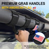 Picture of moveland Roll Bar Grab Handles with US Flag, 2 x Grip Handles for 1955-2023 Jeep Wrangler JL, JK, TJ, YJ & Jeep Gladiator Accessories - Upgrade Metal Buckle, Strong & Durable