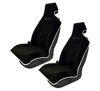 Picture of DryvaSeat - Premium Microfiber Towel Car Seat Cover - Waterproof & Sweatproof - Universal Fit, Machine Washable, Non-Slip - Seat Protector for Car, Truck, SUV, Van (Black, 2 Pack)