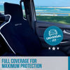 Picture of DryvaSeat - Premium Microfiber Towel Car Seat Cover - Waterproof & Sweatproof - Universal Fit, Machine Washable, Non-Slip - Seat Protector for Car, Truck, SUV, Van (Black, 2 Pack)