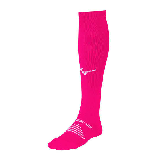 Picture of Mizuno Performance OTC Sock, Shocking Pink, Large