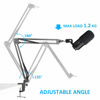 Picture of K669B Mic Boom Arm with Foam Windscreen, Suspension Boom Scissor Arm Stand with Pop Filter Cover Compatible with Fifine K669B Microphone by SUNMON