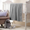 Picture of CREVENT Cozy Soft Warm Sherpa Baby Blanket for Infant Toddler's Crib Cot Stroller Gifts for Baby Boys All Season Use (30"X40" Light Grey dot)