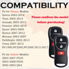 Picture of Keyless Entry Remote Control Key Fob Replacement Fits for Nissan Xterra Titan Armada Frontier 2002-2019 Quest Sentra Murano Pathfinder Versa Infiniti FX35 FX45 QX4 3 Buttons KBRASTU15 CWTWB1U733