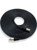 Picture of GLS Audio 50ft Mic Cable Patch Cords - XLR Male to XLR Female Black Microphone Cables - 50' Balanced Mike Snake Cord - Single