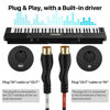 Picture of NUOSIYA MIDI Cable,MIDI to Type-C Interface Cable 4.5FT,MIDI Interface in-Out to Type-C Cord Adapter with Indicator for Piano Keyboard to PC Mac Laptop,Arranger Keyboard Tool