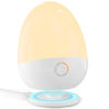 Picture of ZUZUKID Touch Night Light for Baby Nursery: Rechargeable Portable Kids Egg Nightlight Lamp with Feeding Timer for Todder Room, 3 Colors Temperatures Dimmable,Up to 200H(BPA-Free)