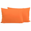 Picture of FLXXIE 2 Pack Microfiber Toddler Pillowcases, 14x20 Inches Fits Pillow Sized 12x16, 13x18 or 14x20, Soft and Cozy Small Travel Pillow Covers with Envelope Closure, Orange