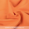 Picture of FLXXIE 2 Pack Microfiber Toddler Pillowcases, 14x20 Inches Fits Pillow Sized 12x16, 13x18 or 14x20, Soft and Cozy Small Travel Pillow Covers with Envelope Closure, Orange