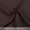Picture of FLXXIE 2 Pack Microfiber Toddler Pillowcases, 14x20 Inches Fits Pillow Sized 12x16, 13x18 or 14x20, Soft and Cozy Small Travel Pillow Covers with Envelope Closure, Dark Brown