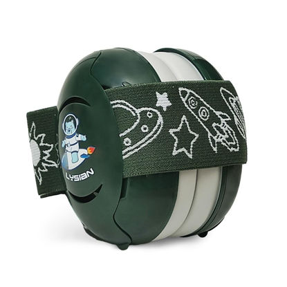 Picture of LYSIAN Baby Noise Reduction Earmuffs - Noise Cancelling Headphone for Infants Hearing Protection from Festival Concerts, Sport, Parade Fireworks, Travel, Plane - 25dB Dark Green