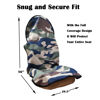 Picture of LoyaGour Car Seat Cover Protector Front Seats,for Gym Workout,Running,Swimming,Beach and Hiking,Waterproof Sweat Towel Bucket Seat Covers for Trucks SUV Jeep (Camouflage, 1Pcs)
