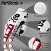 Picture of FASTGOOSE Dirt Bike Motorcycle Gloves Motocross Gloves Motorbike Riding Bike Gloves ATV MX MTB Off Road Racing Sports Cycling Glove (White, XX-Large)