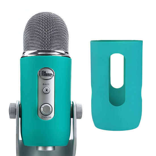 Picture of YOUSHARES Blue Yeti Protector - Full Protection Silicon Cover for Yeti & Yeti Pro Microphone (Jade Green)