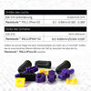Picture of Rackstuds - P20 Rack Mount II - Rack Screws for Server Rack Rails 19" Square Punched Vertical Rails, Perfect Cage Nut Replacement, Rack Nuts, Rack Studs Rack Mount Screws - Purple 3.2mm/0.126" 20-Pack