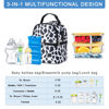 Picture of BABEYER Breastmilk Cooler Bag with Ice Pack Fits 6 Baby Bottles up to 9 Ounce, Breast Milk Pump Cooler Bag with Shoulder Strap for Nursing Mom Daycare, Work, Travel