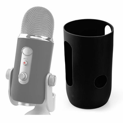 Picture of YOUSHARES Blue Yeti Protector - Full Protection Silicon Cover for Yeti & Yeti Pro Microphone (Blackout)