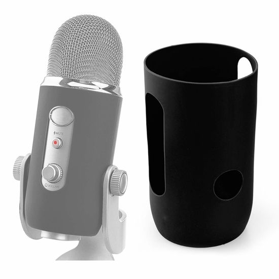 Picture of YOUSHARES Blue Yeti Protector - Full Protection Silicon Cover for Yeti & Yeti Pro Microphone (Blackout)