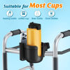 Picture of Guiseapue Stroller Cup Holder with Phone Holder, Stroller Accessories for Uppababy, Nuna, Doona, Bottle Holder for Wheelchair, Walker, Bike Cup Holder, Valentines Day Gifts for Her, Him, Kids, Mom