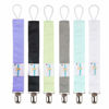 Picture of Babygoal Pacifier Clips, 6 Pack Pacifier Holder for Boys and Girls Fits for Most Pacifier Styles & Baby Toys and Baby Gift 6MP15